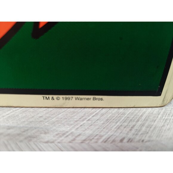 Vintage 1997 Warner Bros Bugs Bunny Gossamer Monster Halloween Yard Sign Plastic - Picture 3 of 10